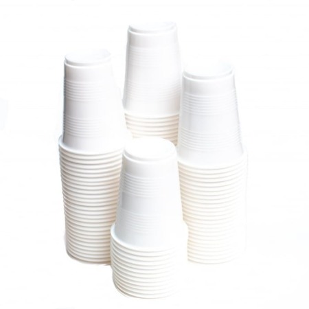Pahare Unica Folosinta Albe 200ml, 100buc/set [1]