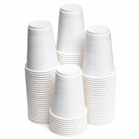 Horeca - Pahare Unica Folosinta Albe 200ml, 100buc/set