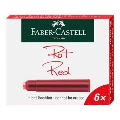 Patroane Cerneala Faber-Castell 6 buc/set - Albastru [2]