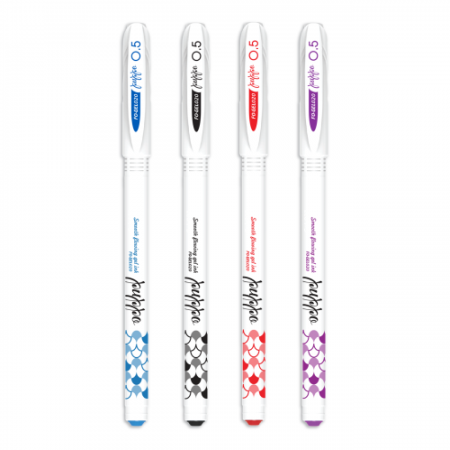 Pix cu gel - Pix Gel Puppo Negru 0,5MM Flexoffice