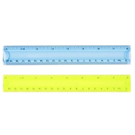 Ascutitoare, Adezivi si Lipici, Radiere, Rigle - Rigla din Plastic Color 20 cm EHER