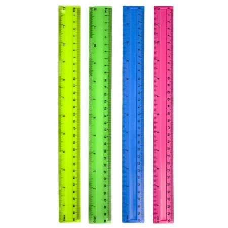 Rigla din Plastic Color 30 cm EHER [1]