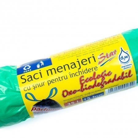 Saci Menajeri cu Snur 35L Verzi [1]