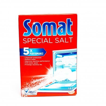 Sare Dedurizanta pentru Masina de Spalat Vase Somat 1,5Kg [2]