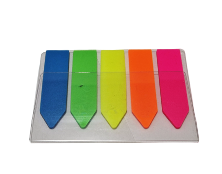 Notesuri si indecsi autoadezivi - Stick Index Sageata Plastic 45x12 mm, 5 Culori