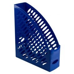 Suport Vertical Plastic pentru Cataloage - Albastru [4]
