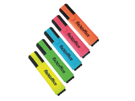Textmarker Flexoffice FO-HL02 - Albastru [1]