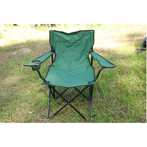 Scaun pliabil pentru picnic sau pescuit, cadru metalic, Verde, 52 x 85 x 85 cm [5]