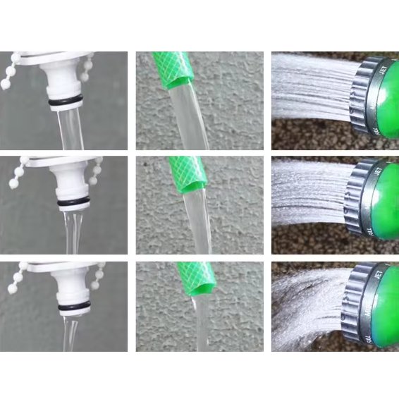 Furtun de grădină din polimer, fara indoire, Verde/Negru, 45 m [4]