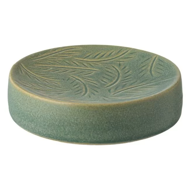 Set accesorii de baie, cu dozator, pahar pentru periute si sapuniera, Verde menta, 3 buc [4]