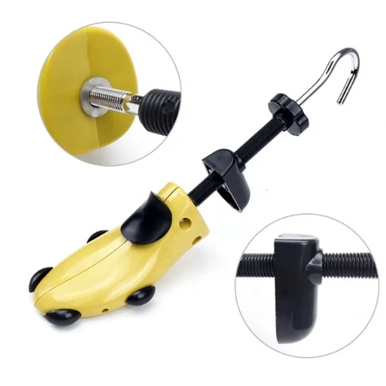 Set calapoade pentru intinderea pantofilor, Galben/Negru, marime universala, 2 buc [12]