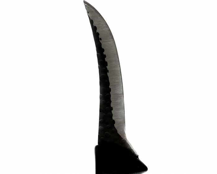 Set de 2 cutite pentru macelarie, lama curbata, negru, lungimea lamei de 12 - 15 cm [2]