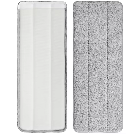 Set lavete din microfibra pentru mop, Gri, 35 x 11 cm, 6 buc [2]