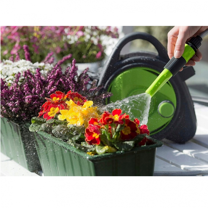 Set pulverizator si furtun de gradina, Verde/Gri, 10 m [5]