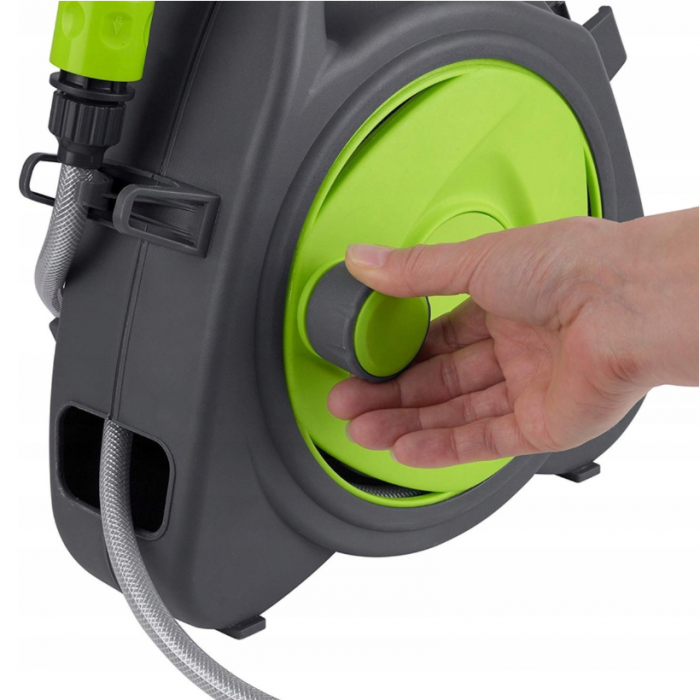 Set pulverizator si furtun de gradina, Verde/Gri, 10 m [2]