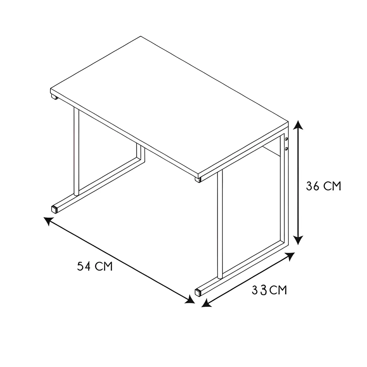 Suport metalic cuptor cu microunde, organizator bucatarie, depozitare, multifunctional, negru, 54 x 33 x 36 cm [2]