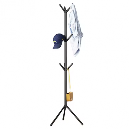 Cuier tip pom pentru hol, Negru, 170 cm [1]