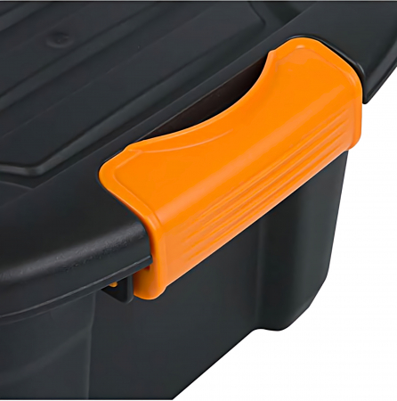 Cutie rezistenta de plastic pentru depozitare, Negru, 12 litri [1]