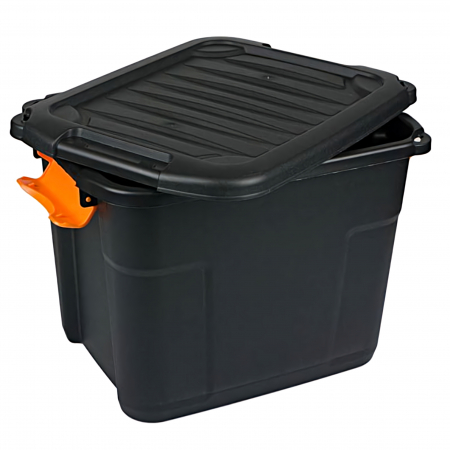 Cutie rezistenta de plastic pentru depozitare, Negru, 20 litri [1]