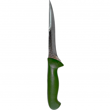 Tacamuri - Cutit pentru macelarie, cu lama dubla din otel, verde, lungimea lamei de 19 cm