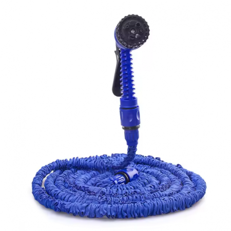 Furtun de grădină din polimer, fara indoire, Albastru/Negru, 30 m [4]