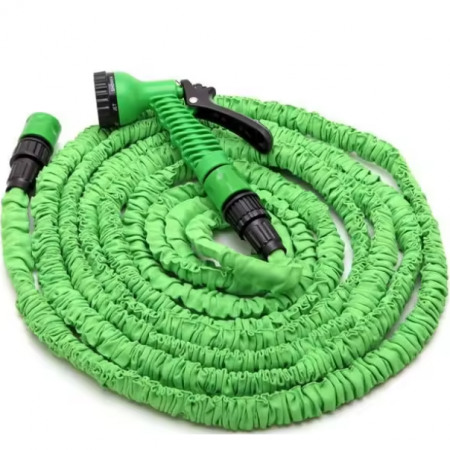 Furtun de grădină din polimer, fara indoire, Verde/Negru, 45 m [12]