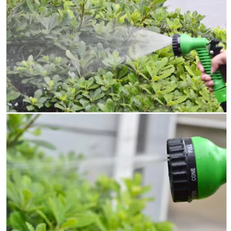 Furtun de grădină din polimer, fara indoire, Verde/Negru, 45 m [9]