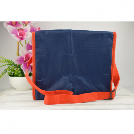 Geanta termica cu model, Albastru inchis/Portocaliu, 30 x 15 x 25 cm [5]