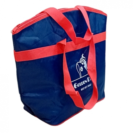 Geanta termica cu model, Albastru inchis/Portocaliu, 45 x 16 x 35 cm [3]