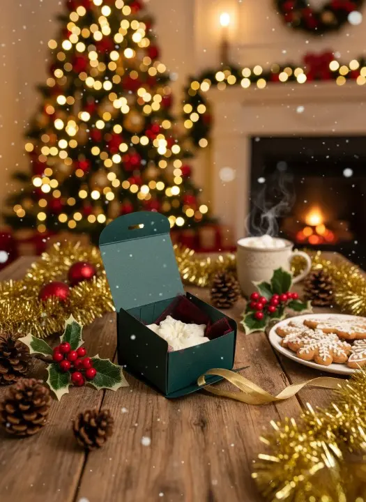 Lumanare parfumata tip fulg, HANDMADE, ceara naturala din soia, fitil din bumbac, 7.5 cm [3]