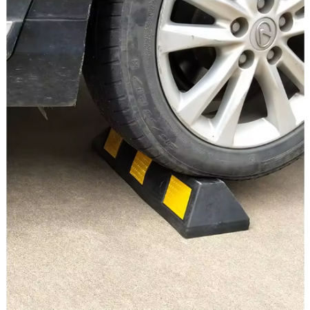 Opritor pentru parcare cu banda reflectorizanta, Negru/Galben, 48 x 12 x 9 cm [2]