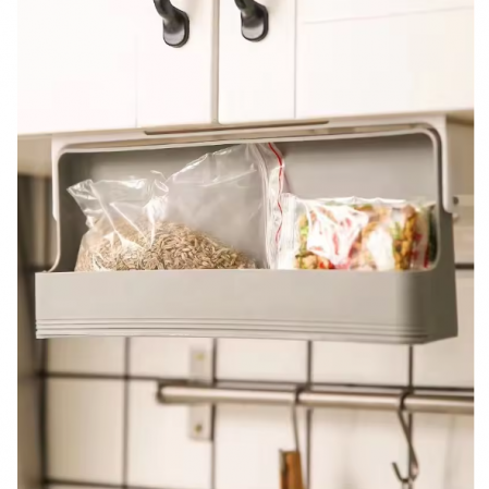 Organizator pentru condimente suspendat, Gri/Alb, 32 x 13 x 13 cm [4]