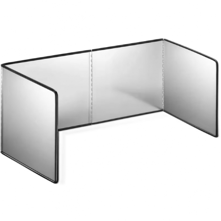 Paravan de protectie pentru plita, Gri, 133 x 30 cm [0]