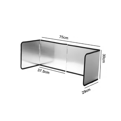 Paravan de protectie pentru plita, Gri, 133 x 30 cm [7]
