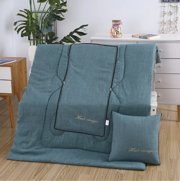 Perna ce se poate extinde in pilota, multifunctionala, 2 in 1, Verde, 40 x 40 x 10 cm/ 110 x 150 cm [1]