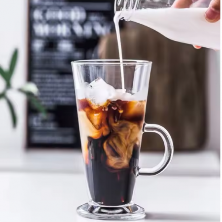 Set cani de sticla pentru cafea, Transparent, 300 ml, 6 buc [4]