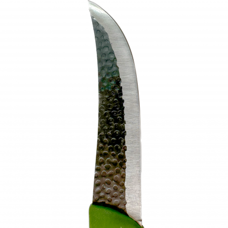 Set de 4 cutite pentru macelarie, lama curbata, lama cu tais dublu, verde, negru, lungimea lamei de 12 - 20 cm [1]