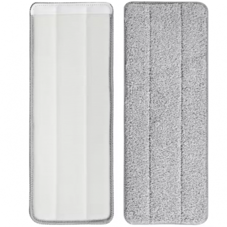 Set lavete din microfibra pentru mop, Gri, 35 x 11 cm, 8 buc [1]