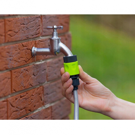 Set pulverizator si furtun de gradina, Verde/Gri, 10 m [2]