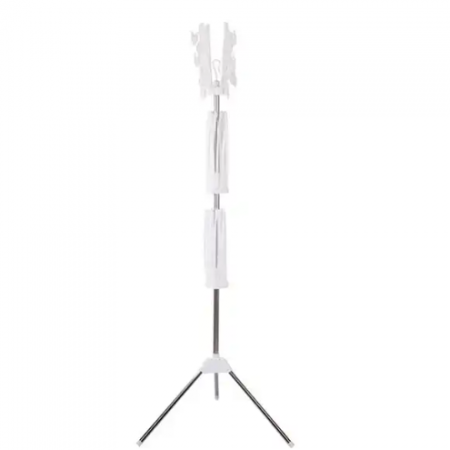 Uscator de rufe pliabil, Alb, 80 x 80 x 170 cm [8]