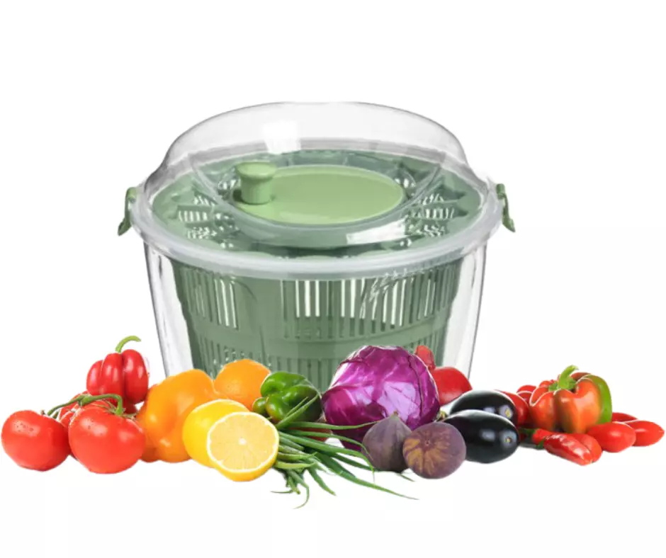 Uscator salata tip centrifuga, Verde, 4.4 l [1]