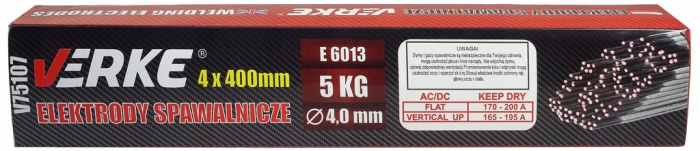 Electrozi sudura MMA 4x400 mm, 5 kg, pentru aparat de sudura electric (V75107) [2]