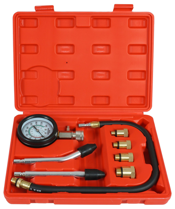 Tester compresie motor benzina cu manometru, pentru diagnostic cilindri auto (V86253) [2]