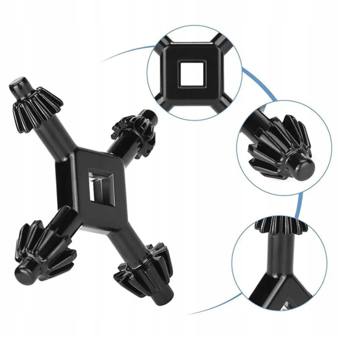 Cheie universala mandrina bormasina 4 in 1, pentru masini de gaurit si mandrine (V05214) [8]