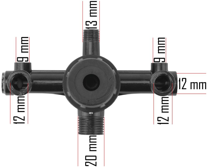 Banda reductie presiune pentru compresor 1/2" 1/4" 1/8", pentru 24L-300L, 133x78 mm (PM-KO-100T-150T-200T-230/400V-LI) [2]