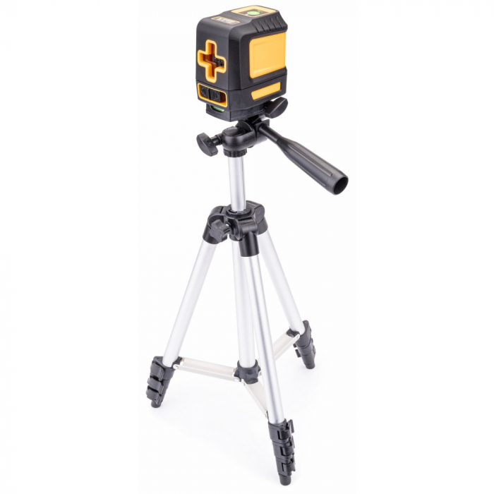 Nivela laser rotativ incrucisat 30m cu trepied si carcasa (PM0782) [3]