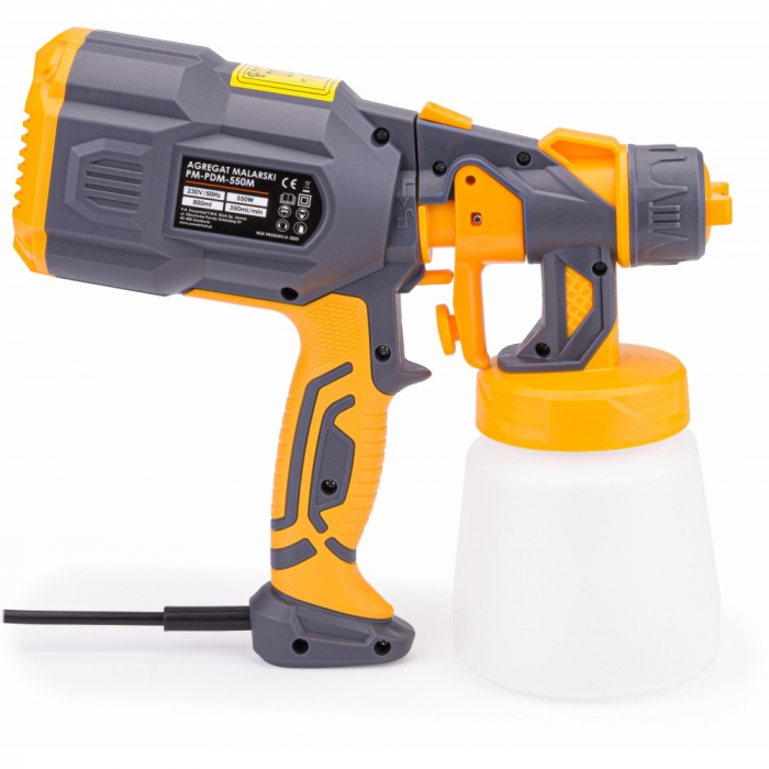 Aparat masina vopsit stropit electric 550W cu vas rezervor  800ml priza 220V (PM0803) [2]