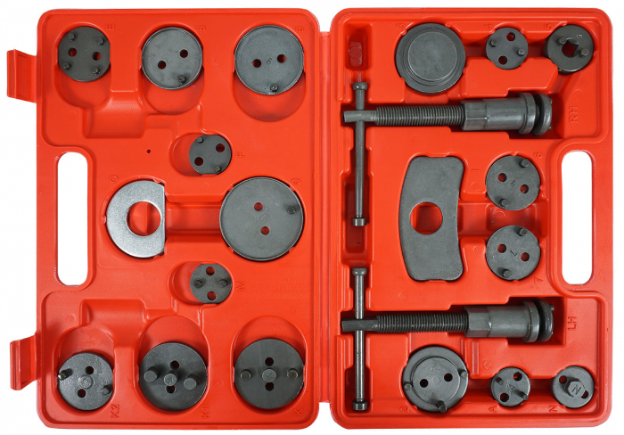 Set trusa presa piston etrier frana 21 piese schimb placute frana, impins pistoane (V86203) [2]