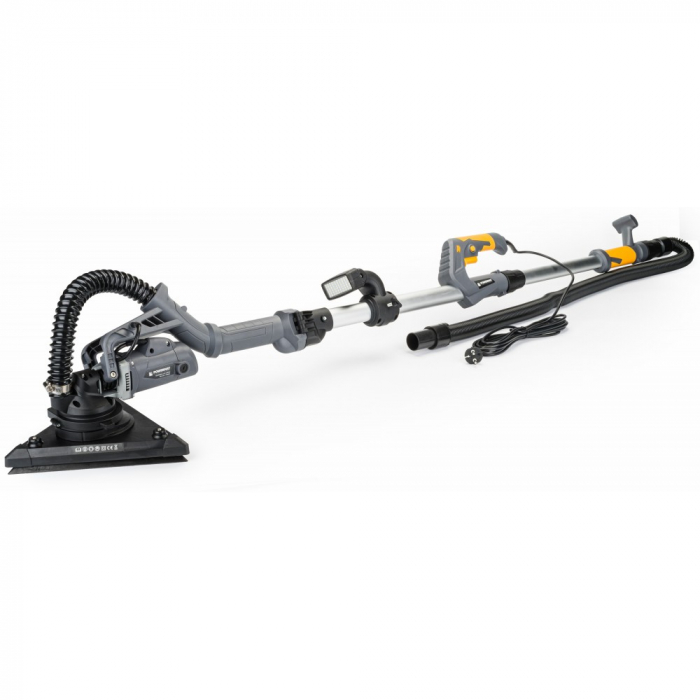 Masina, aparat slefuit pereti 1450W 2 in 1 282mm 225mm cu aspirare extensibil girafa cu lumina LED (PM0652) [2]