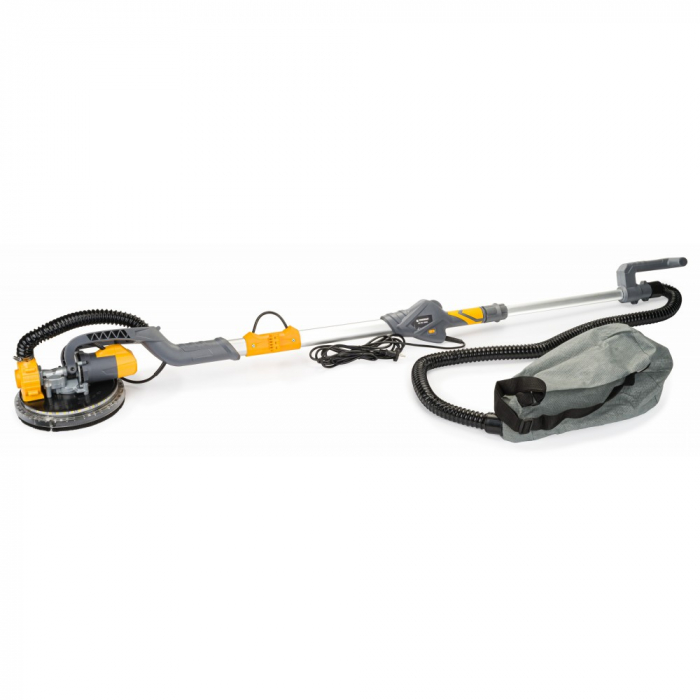 Masina, aparat slefuit pereti 1500W 225mm cu aspirare extensibil girafa cu lumina LED (PM0798) [2]